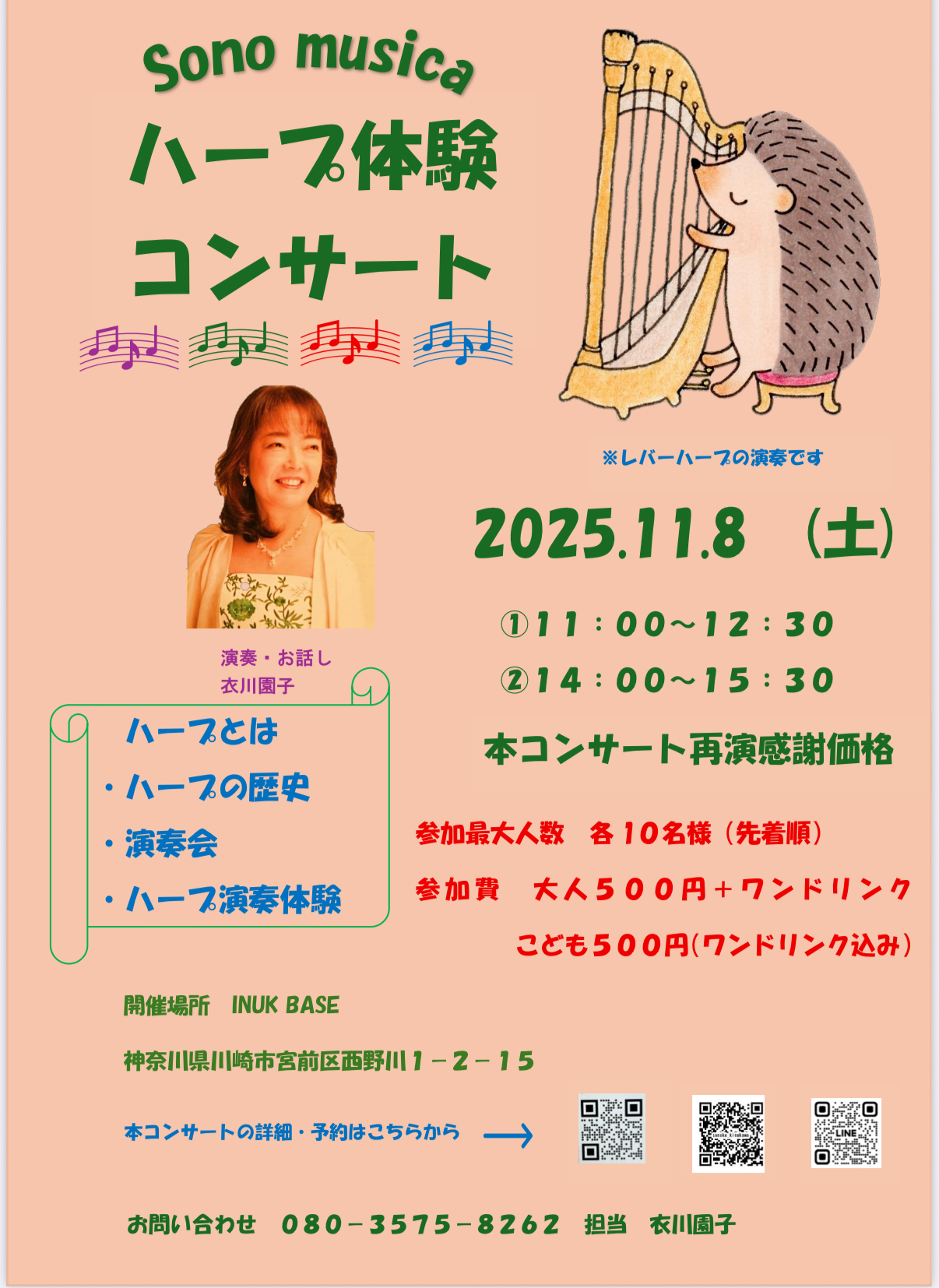 sonomusicaハープコンサート